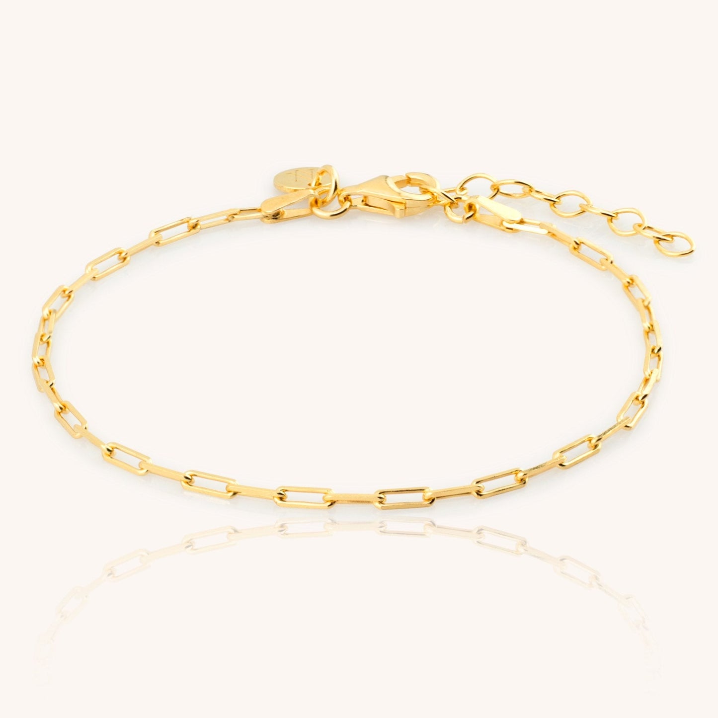18k Gold-Plated Chain Bracelet
