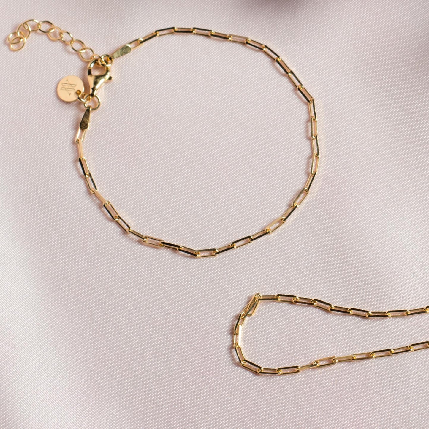 18k Gold-Plated Chain Bracelet