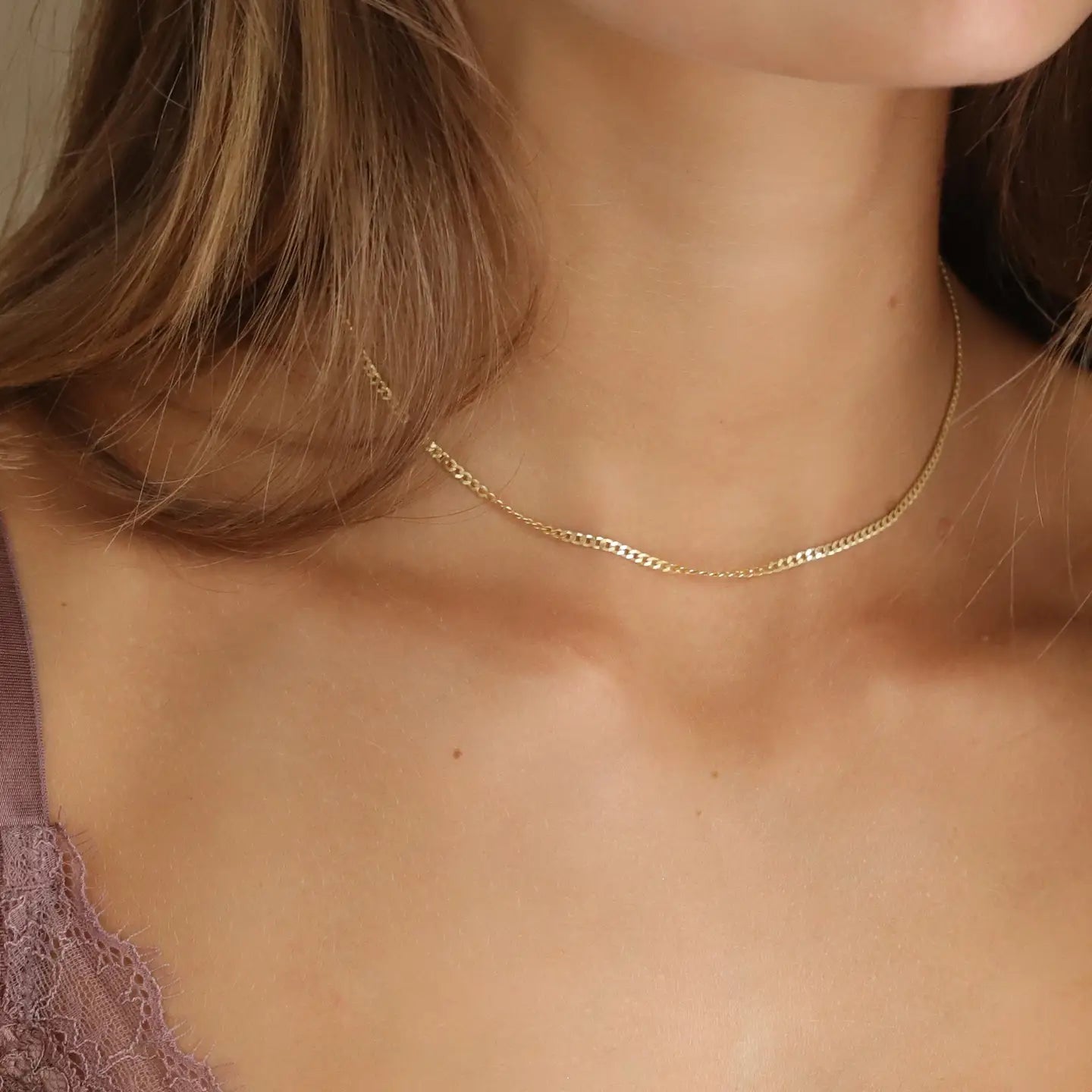 18k Gold-Plated Chain Necklace