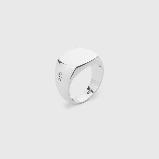 Men's 925 sterling silver signet ring