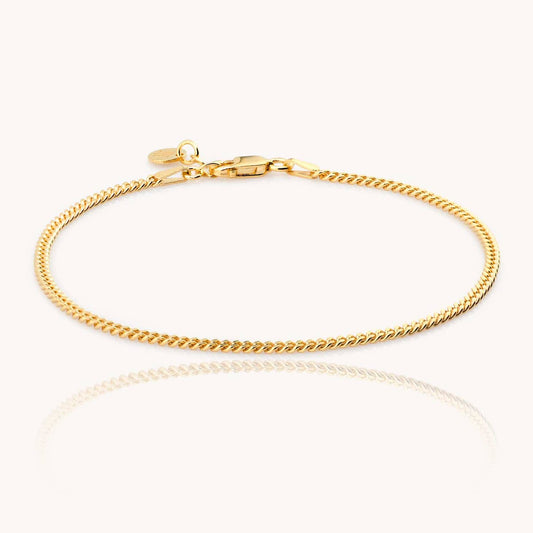 18k gold plated men's bracelet